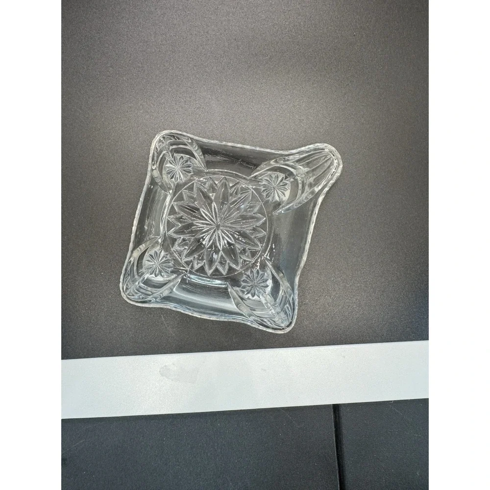 EAPG Abstract‎ Glass Candy Dish